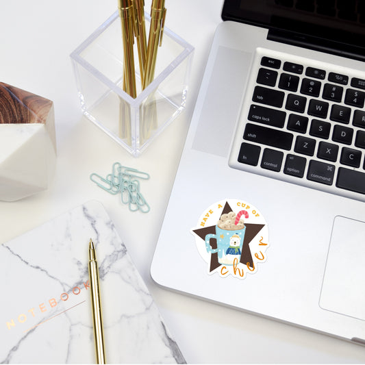 동물 친구들과 함께하는 핫 드링크 데칼 스티커