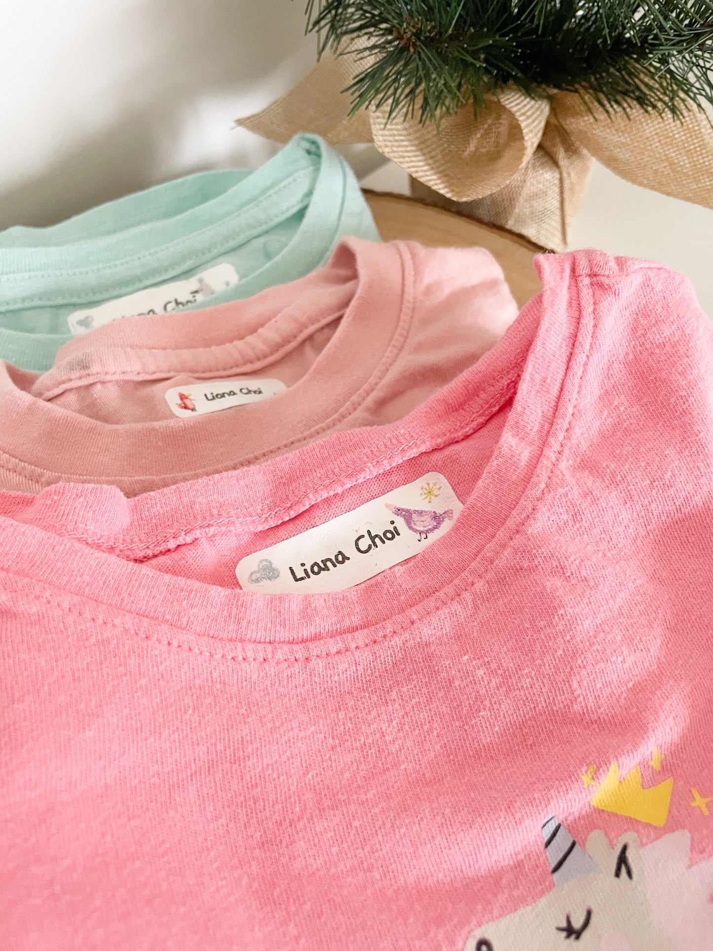 Small Fabric Label - for Black/Darker/Color Fabrics