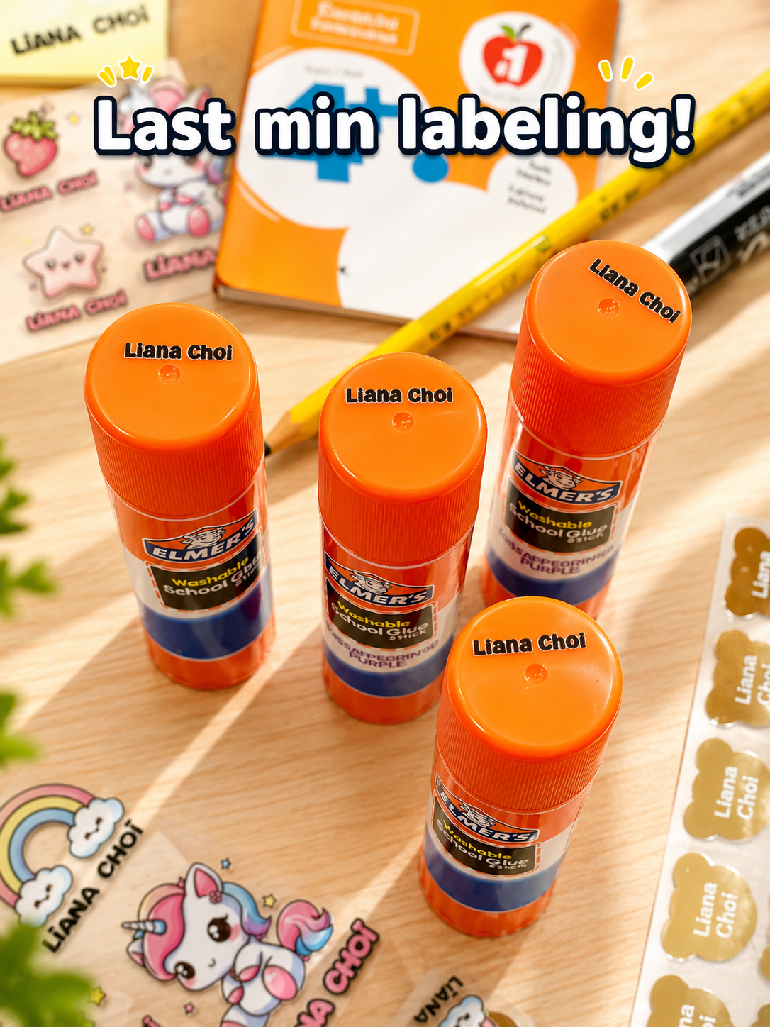 name labels