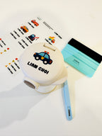Favorite Car - Premium Gel Name Label Kit (2 Sheets + Tools & Bonus Gifts)