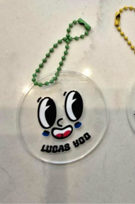Gel Sticker KeyRing