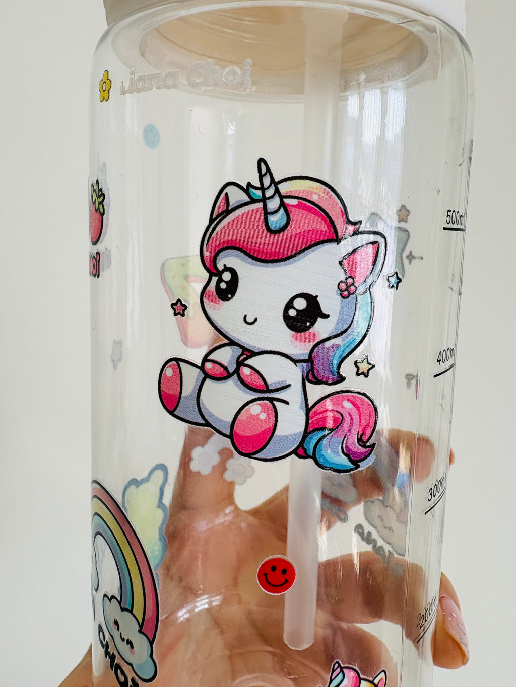 Rainbow Unicorn - Premium Gel Name Label Kit (2 Sheets + Tools & Bonus Gifts)