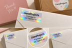 Personalized Holographic Return Address Labels
