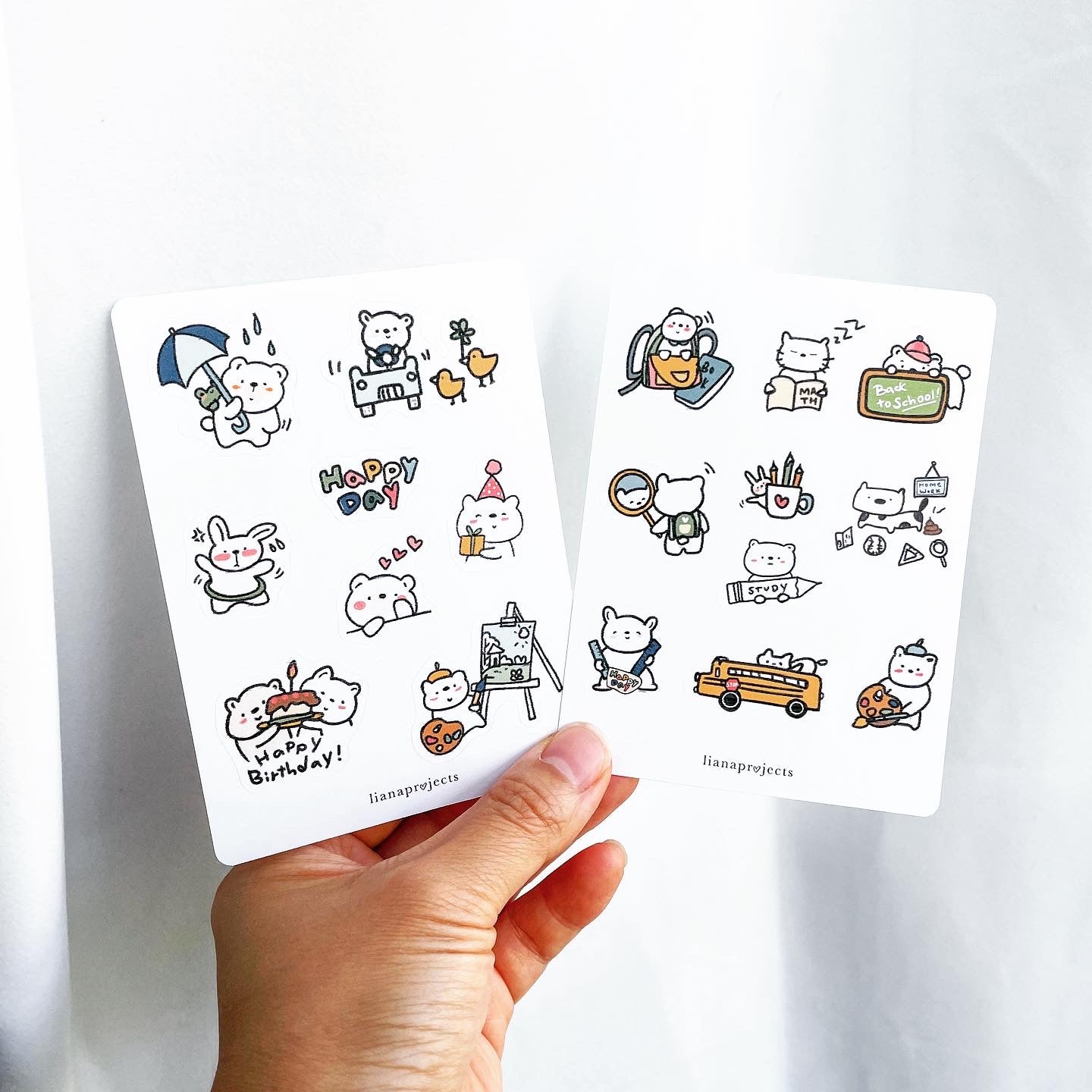 Cute guys, Back to School & Happy Weekend Sticker