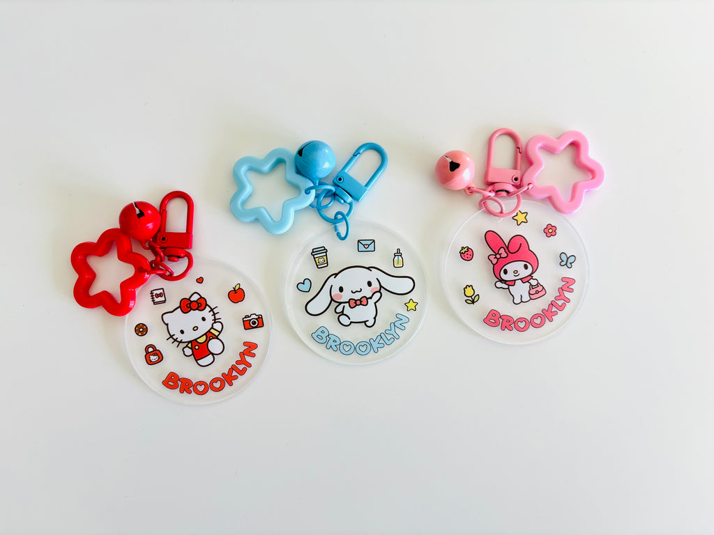 귀여운 곰 얼굴 키체인 | 아크릴 키체인 |