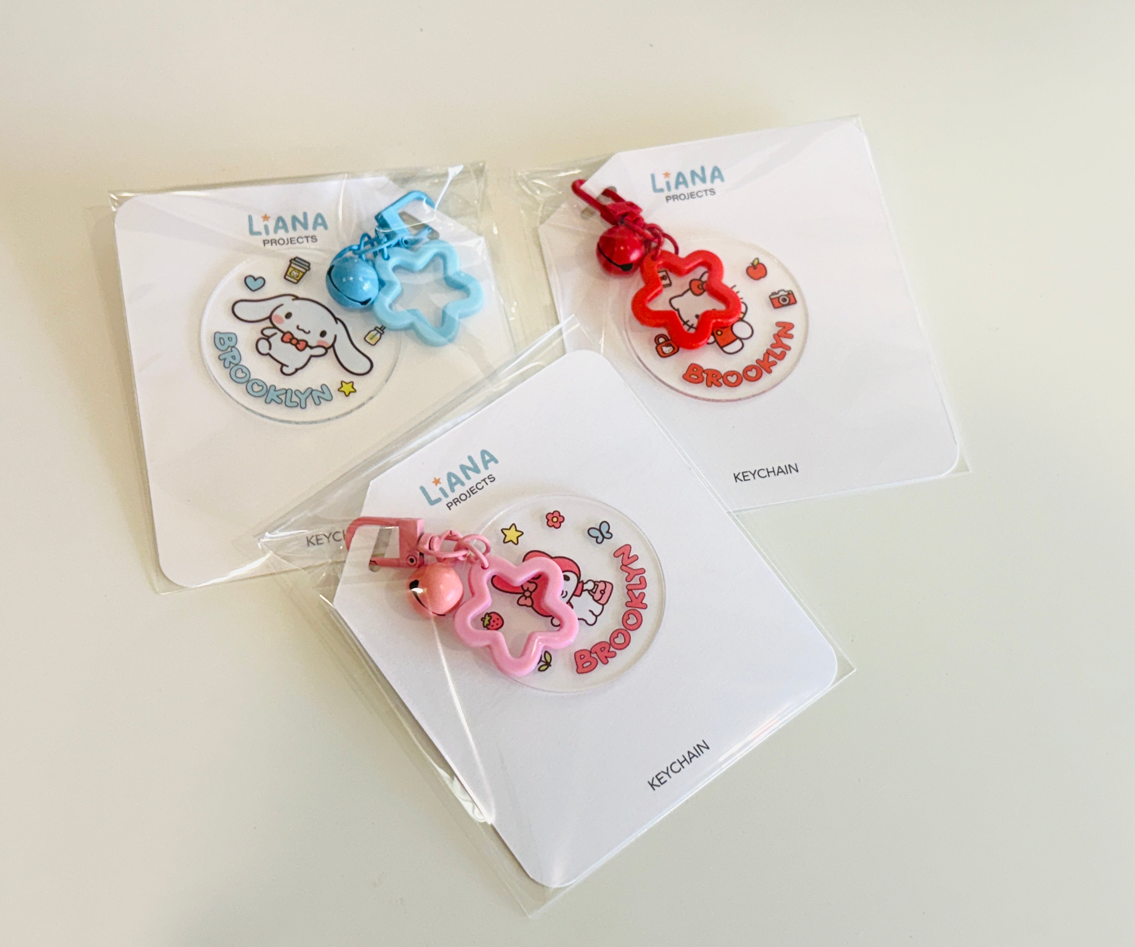 귀여운 곰 얼굴 키체인 | 아크릴 키체인 |