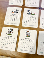 2026 Desk Calendar with Wooden Stand