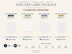 🟡  DAYCARE LABEL PACK