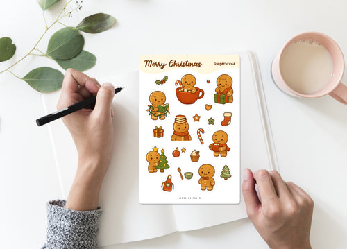 Gingerbread Sticker Sheet