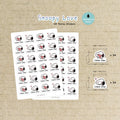Personalized Name Labels for Kids - Snoopy love