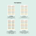 Name Labels for Kids - Classic Outline name labels with Font options