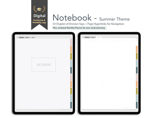 [Digital] Notebook Summer heme