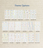 Mixed Size Labels - Black/Darker/Color Fabrics