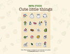 귀여운 작은 것들 디지털 스티커