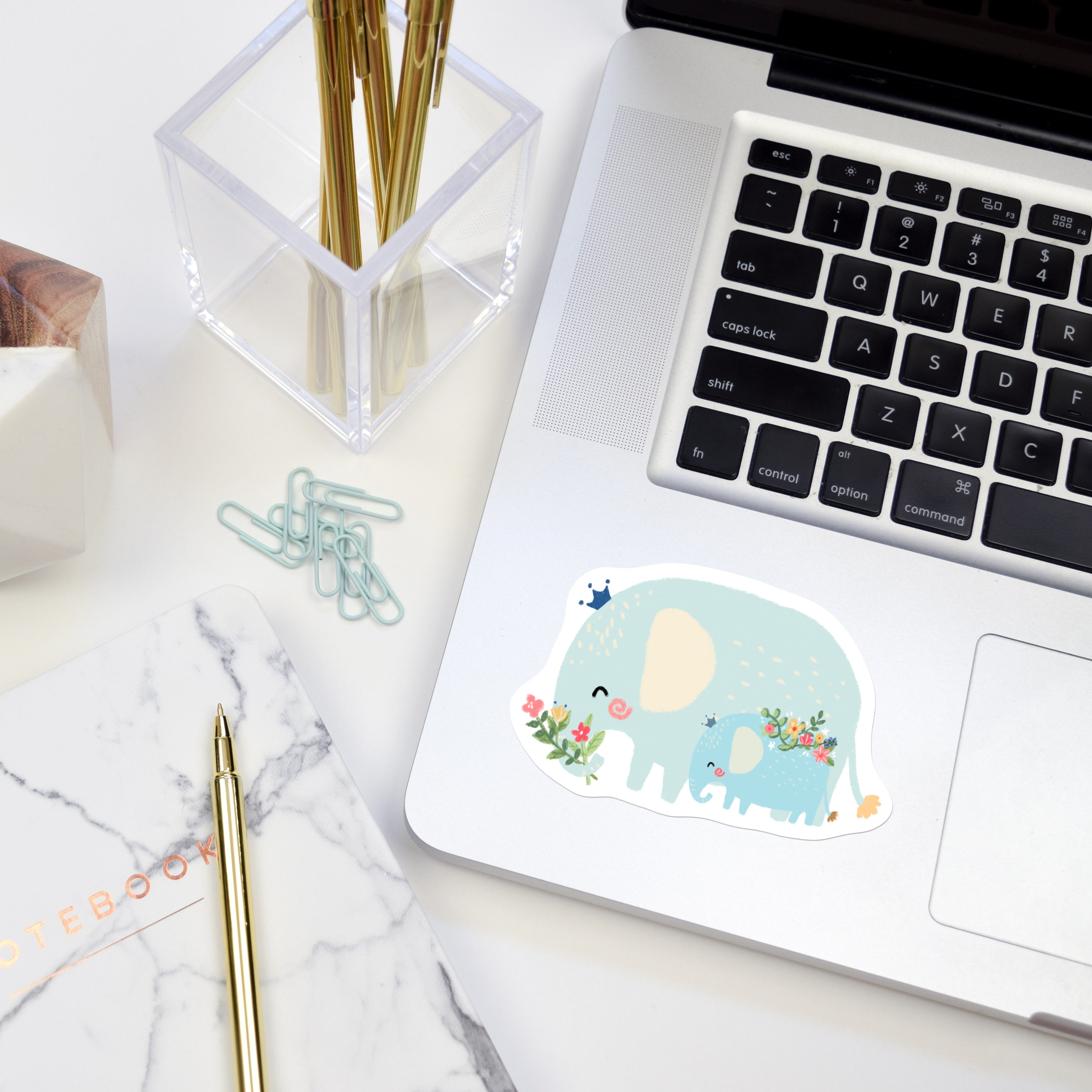 코끼리 데칼 스티커