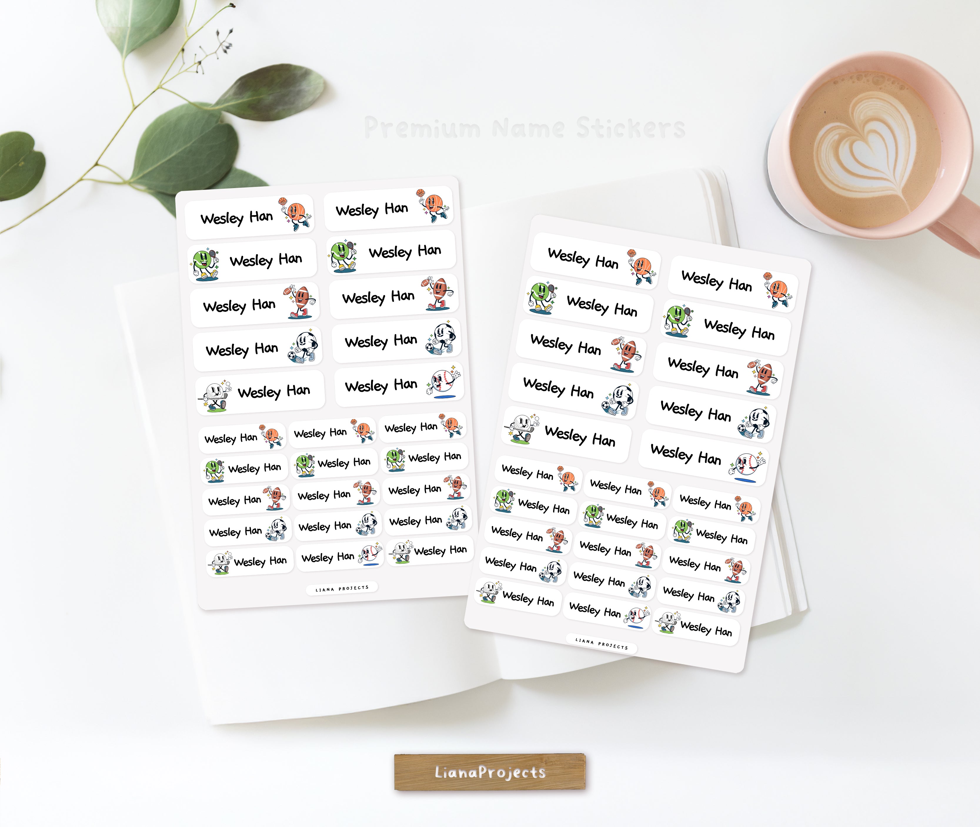 Sports  Name Sticker