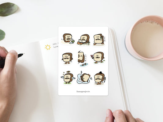 Mr. Sik Bread Sticker | Korean Sticker