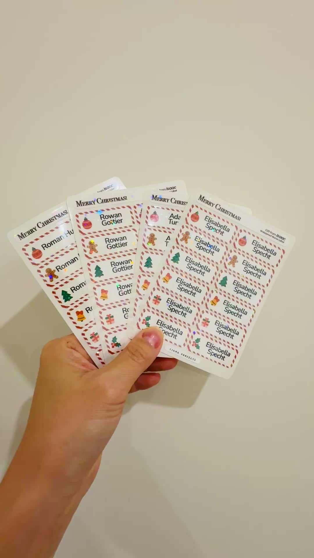 Christmas Name Label [Limited Edition]