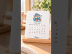 Otter's 2027 Desk Calendar with Wooden Stand