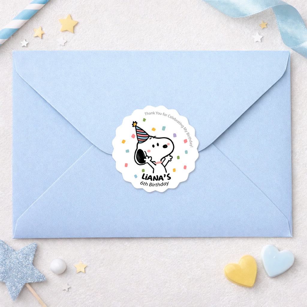 Personalize Birthday Sticker