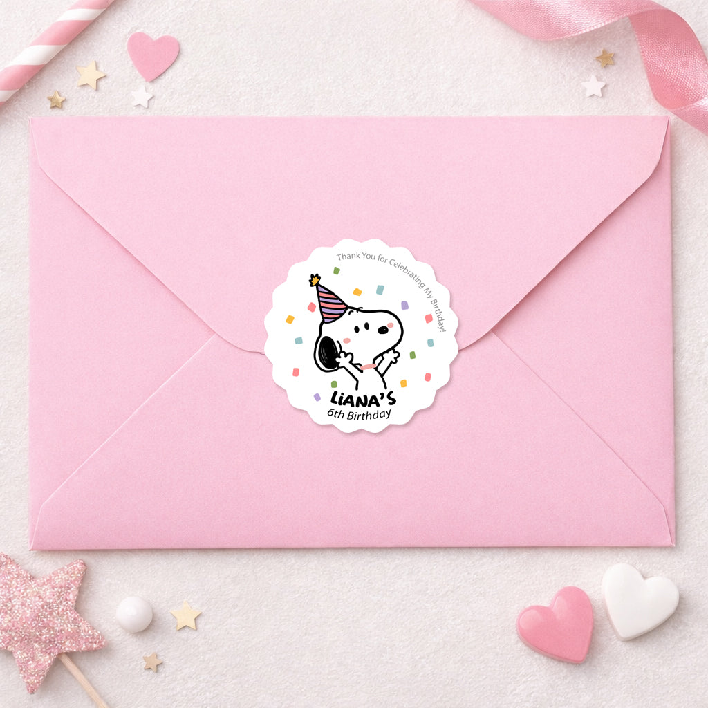 Personalize Birthday Sticker