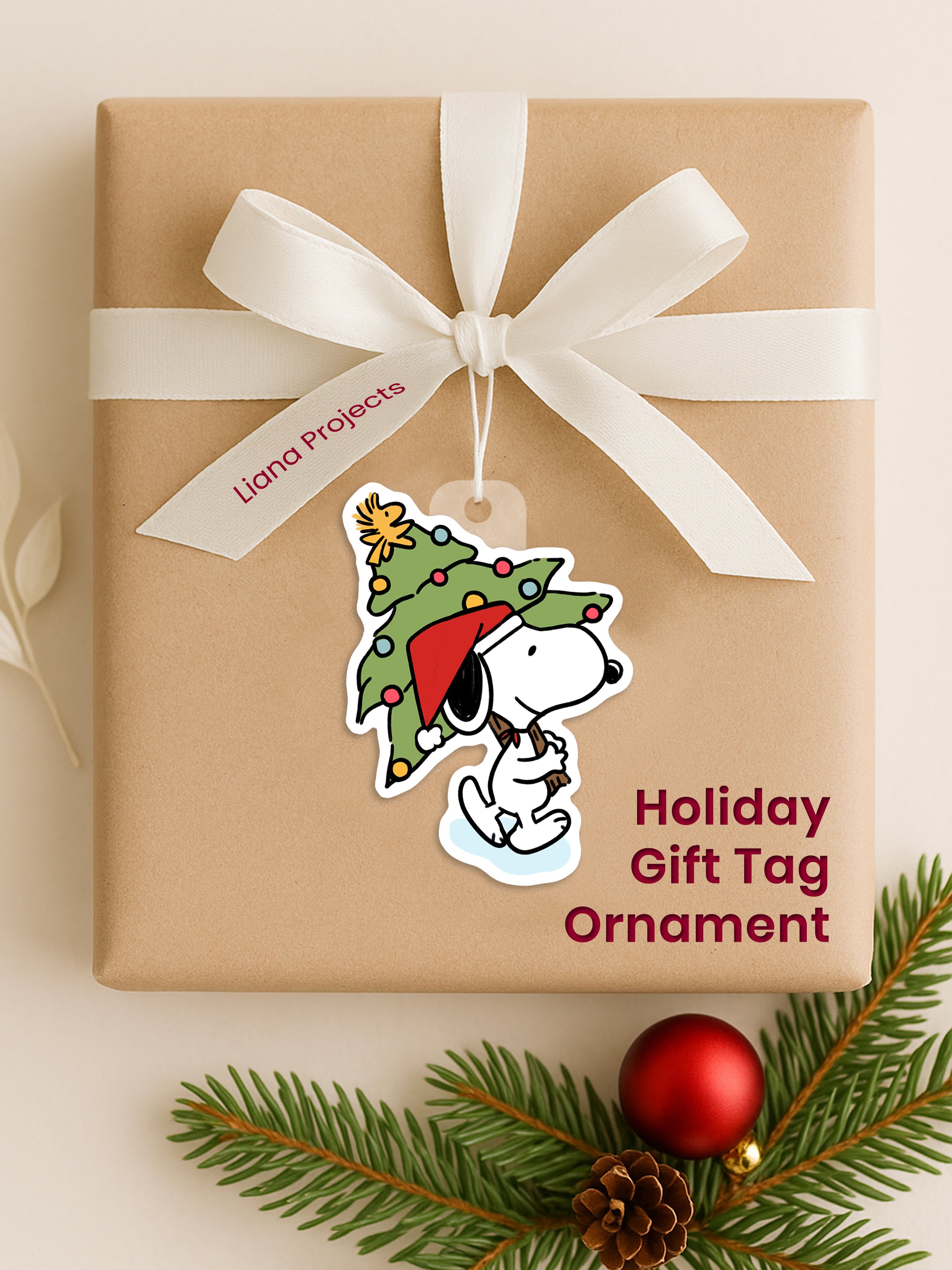 Christmas  Gift Tag Sticker