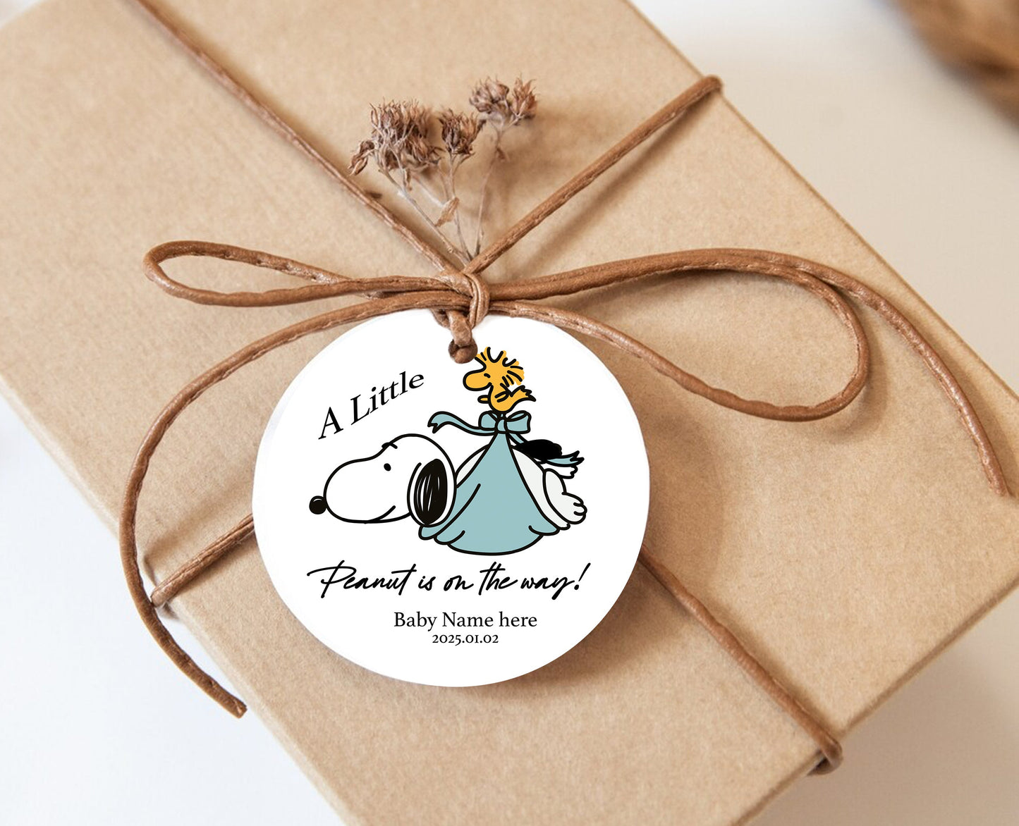 Personalize Baby Shower Sticker