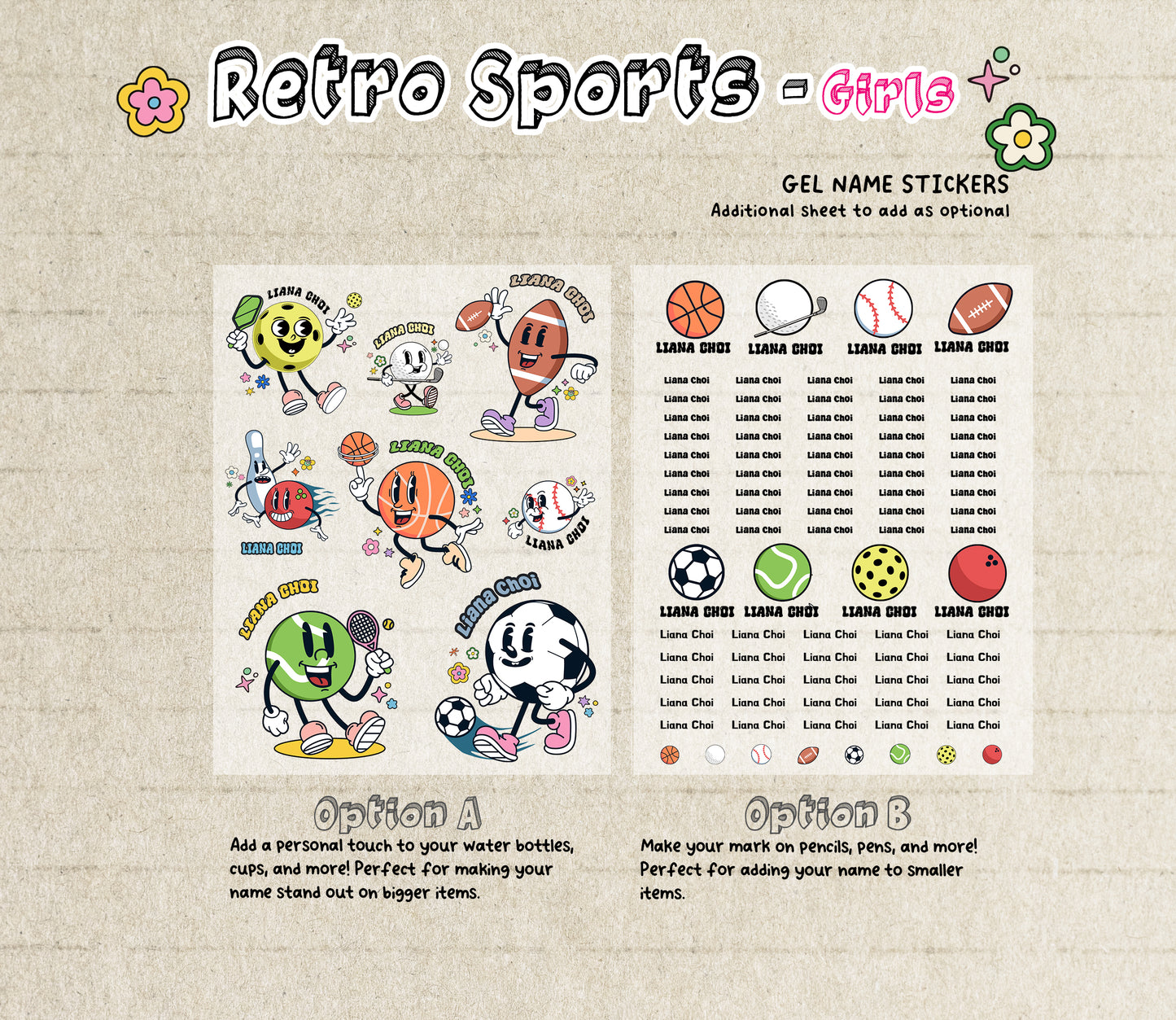 Retro Sports - Girls