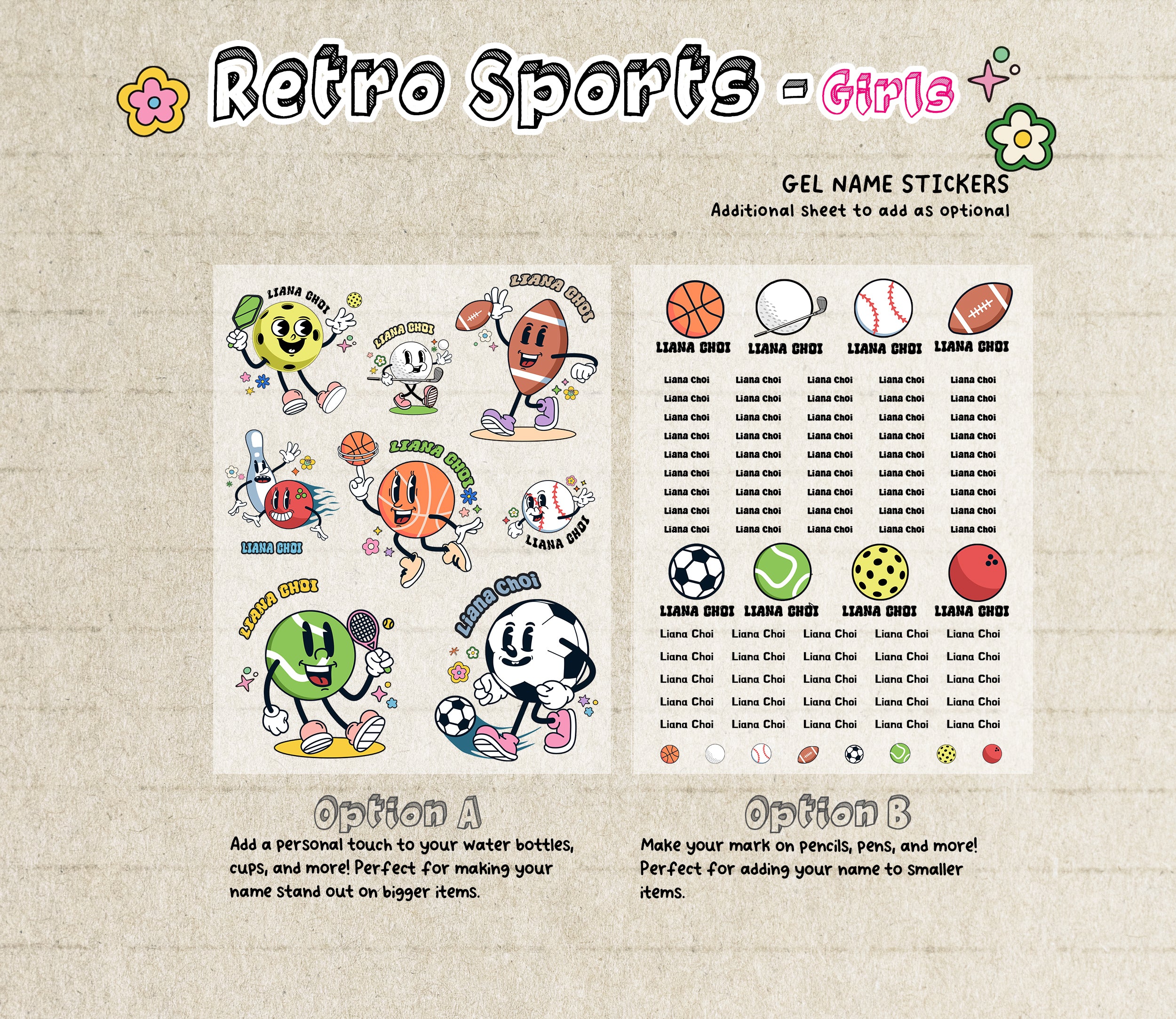 Retro Sports - Girls