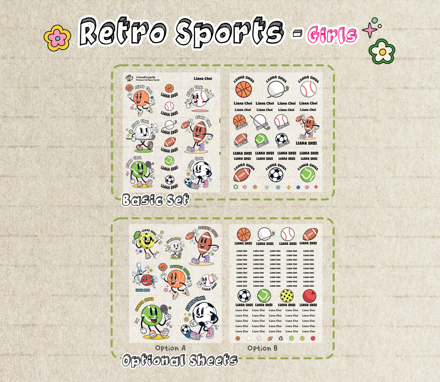 Retro Sports - Girls