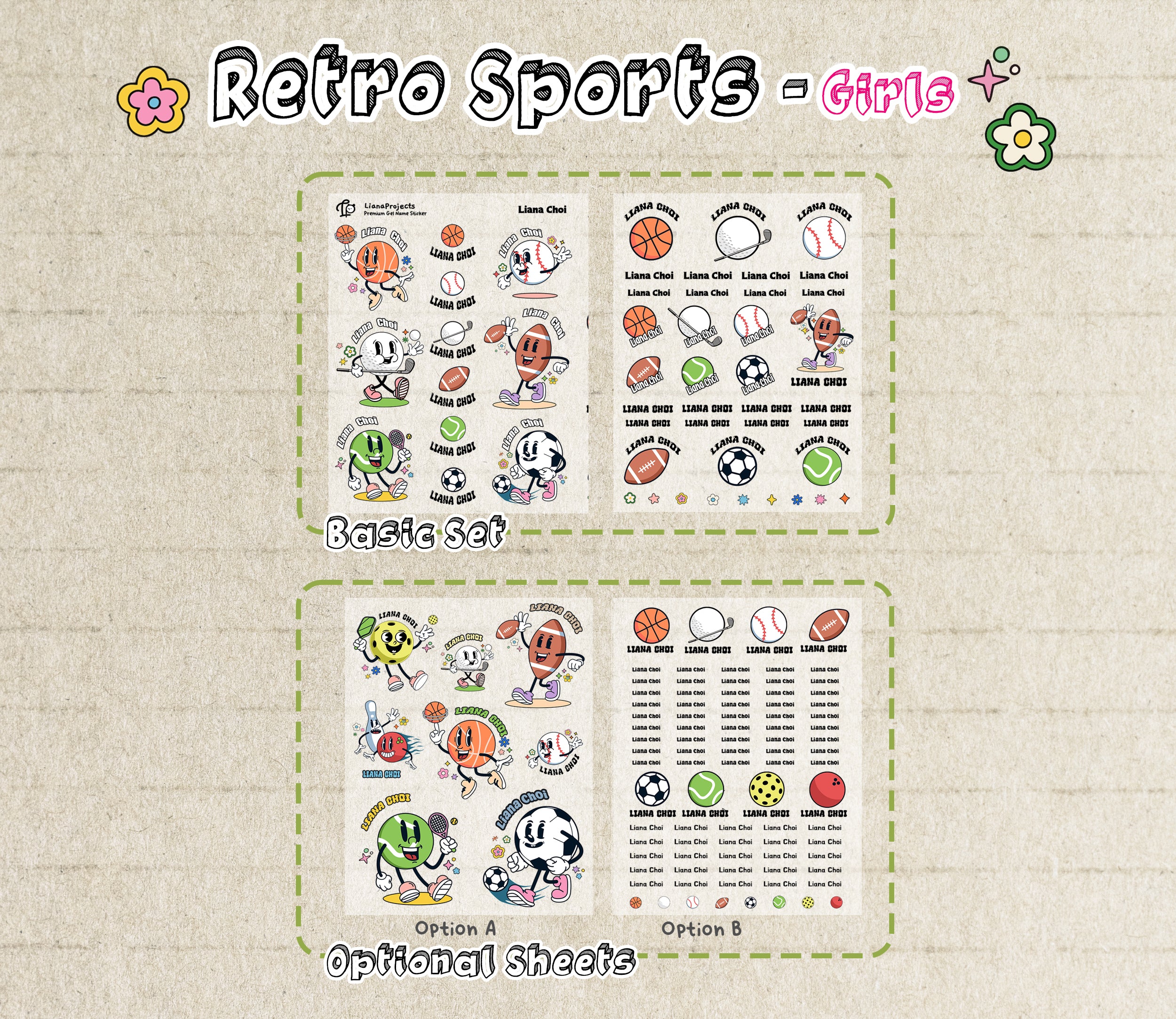 Retro Sports - Girls