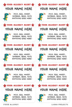 식품 알레르기 경보!