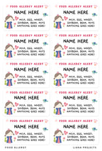 식품 알레르기 경보!