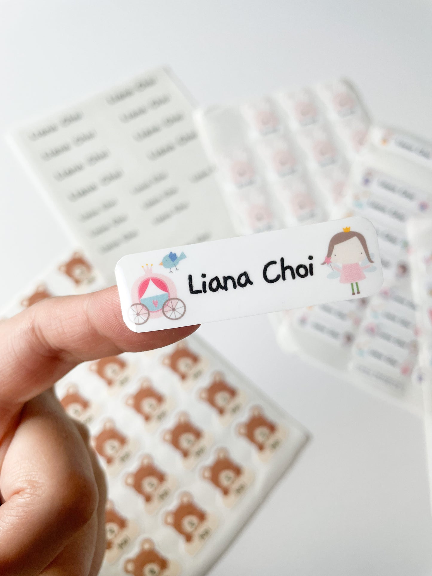 Princese Name Stickers