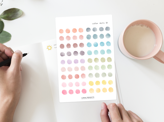 Watercolor Dots